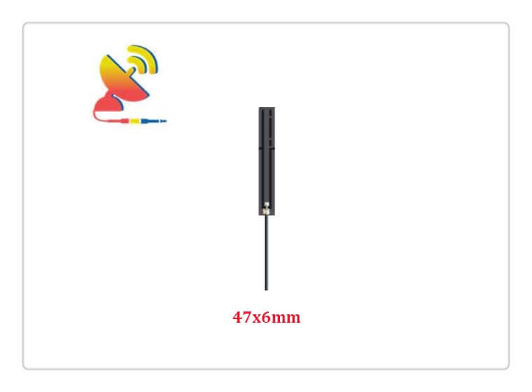 47x6mm High-performance LTE Indoor 4G Antenna Ipex Antenna Flexible Circuit Boards Antenna - C&T RF Antennas Inc