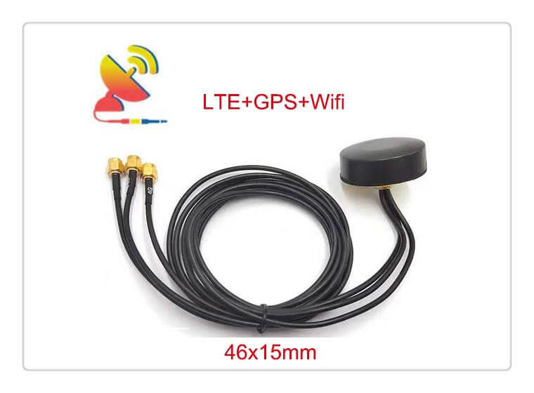 Low-profile 3-in-1 4G LTE GPS Wifi Antenna Manufacturer - C&T RF