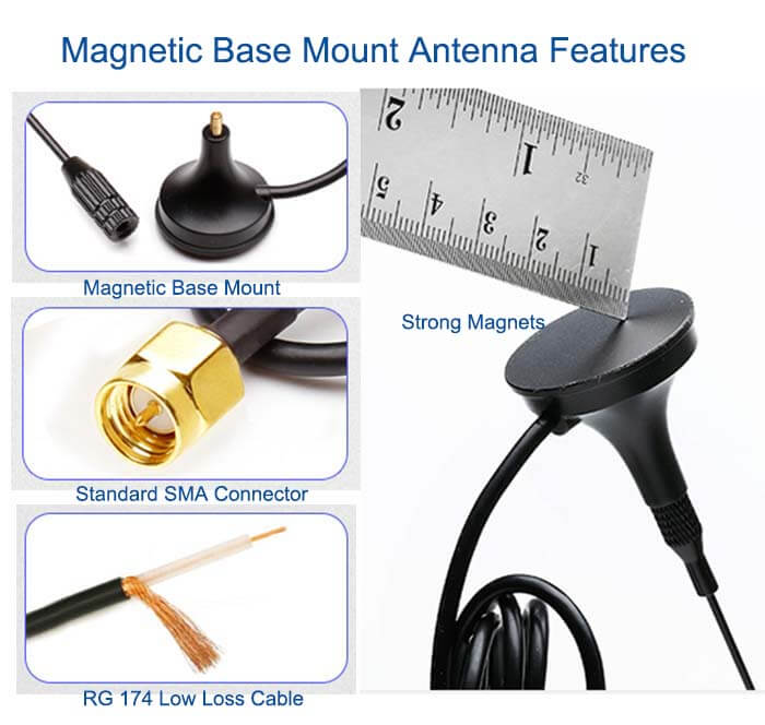 High-performance NB-IoT GSM Antenna Magnetic Base 3G Antenna Manufacturer -  C&T RF Antennas Manufacturer