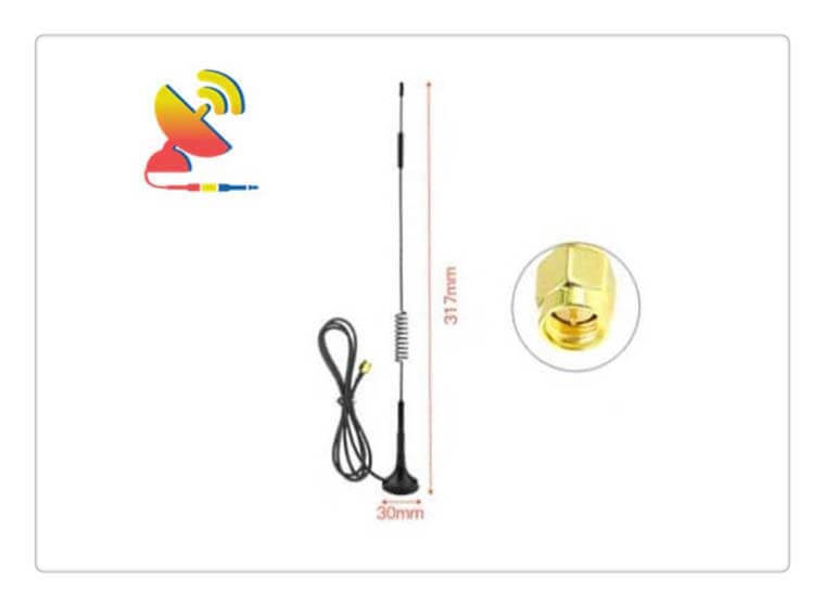 C&T RF Antennas Inc - 30x317mm 169MHz ISM Frequency Band Magnetic Antenna - C&T RF Antennas Inc