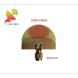 C&T RF Antennas Inc -40x31mm 3 GHz to 8 GHz UWB Ultra-wideband PCB Antenna Design - C&T RF Antennas Inc