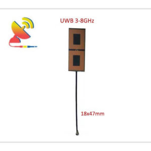C&T RF Antennas Inc -47x18mm UWB Chip Antenna 3GHz to 8GHz PCB Antenna Design - C&T RF Antennas Inc