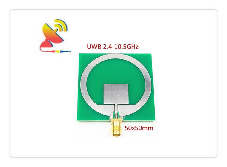 C&T RF Antennas Inc - 50x50mm 2.4-10.5GHz UWB Microstrip Patch Antenna Ultra-Wideband PCB Antenna Manufacturer