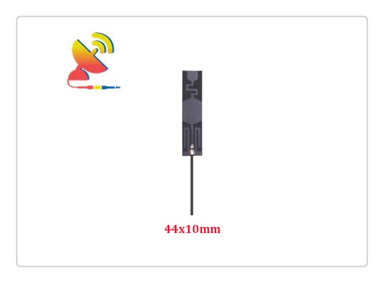 44x10mm High-performance Cat M1 NB LTE 4G Flex PCB Antenna - C&T RF Antennas Inc