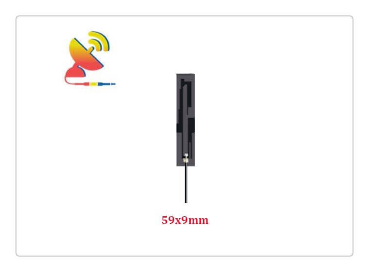 59x9mm High-performance 4G LTE IoT NB-IoT Flex PCB Antenna 4G Antenna - C&T RF Antennas Inc