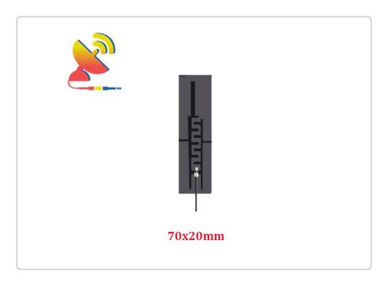 70x20mm High-performance GSM 4G Antenna Flexible Antenna - C&T RF Antennas Inc