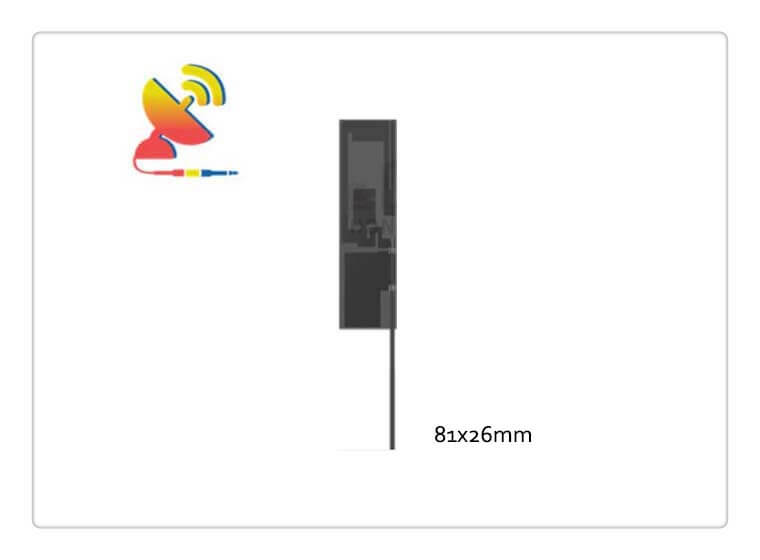 C&T RF Antennas Inc - 81x26mm GSM 4G Network Antenna for LPWAN, NB-IoT and LTE-M Applications Flexible PCB Antenna Manufacaturer