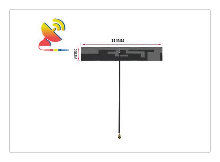 C&T RF Antennas Inc - 20x116mm High-gain 4G LTE Flexible PCB Antenna Manufacturer