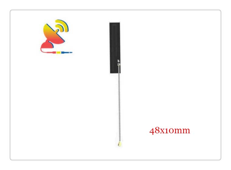 C&T RF Antennas Inc - 48x10mm High-performance 5dBi 2.4 GHz Flexible Wifi Antenna Manufacturer