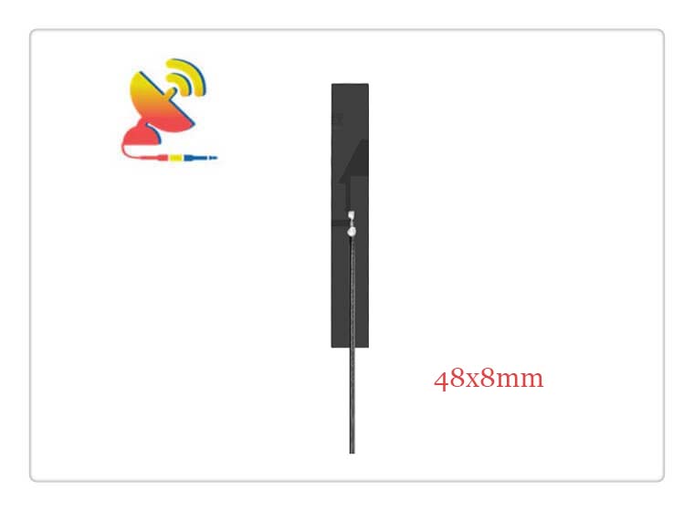 C&T RF Antennas Inc - 48x8mm High-performance Built-in IPEX Wi-Fi Antenna Manufacturer