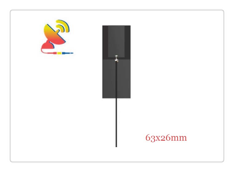 C&T RF Antennas Inc - 63x26mm High-gain 7dBi WiFi 2.4GHz Flex PCB Antenna Manufacturer