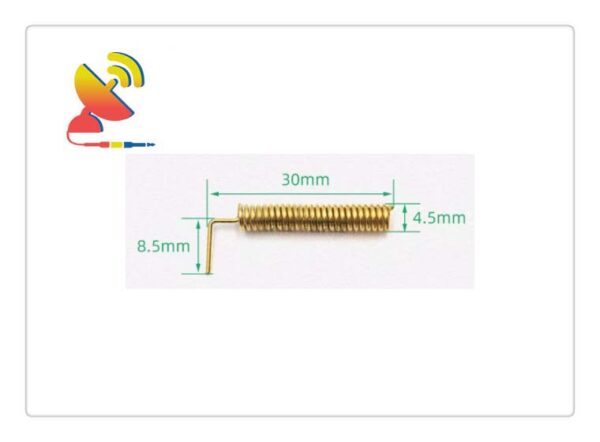 High-performance 433mhz Copper Spring Antenna – C&T RF Antennas ...