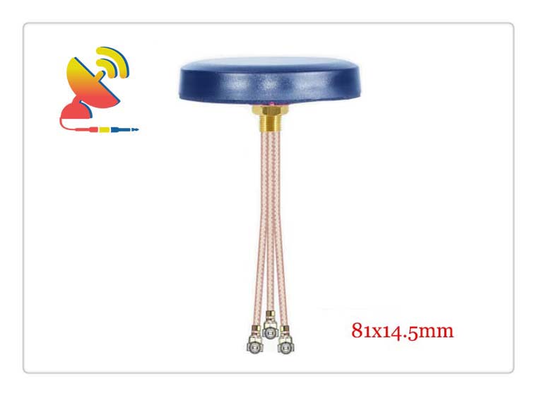 C&T RF Antennas Inc - 81x14.5mm Low-Profile 3x3 4G 4G MIMO GPS Multi-in One Combination Antenna Manufacturer