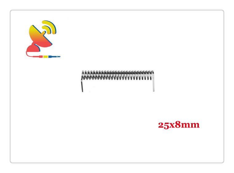 C&T RF Antennas Inc - 25x8mm 433MHz Remote Control Spring Coil Antenna Manufacturer