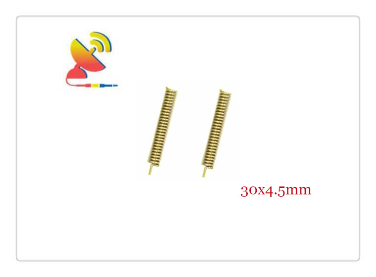 C&T RF Antennas Inc. - 30x4.5mm RF 433MHz Helical Monopole Antennas Manufacturer