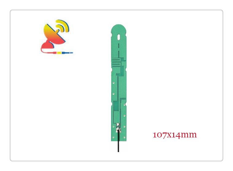C&T RF Antennas Inc. - 107x14mm High-Gain Internal PCB LTE 4G 3G Antennas Manufacturer