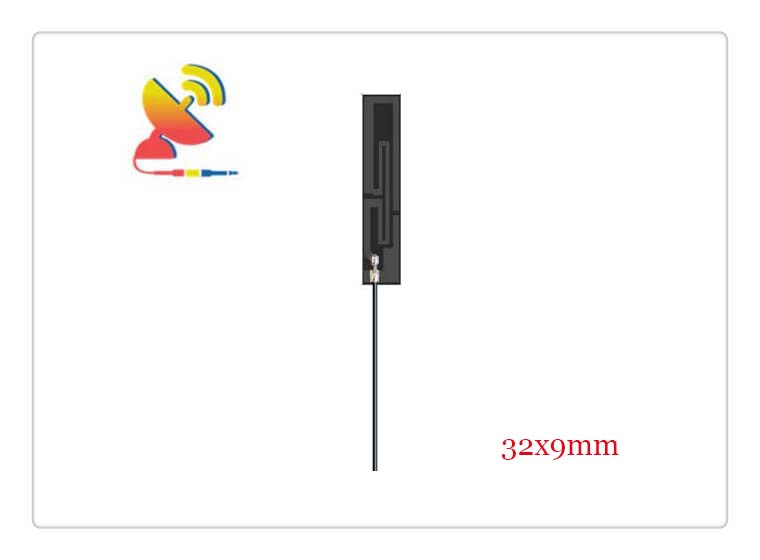 C&T RF Antennas Inc. - 32x9mm Internal Cellular 3G/4G Flexible PCB Antennas Manufacturer