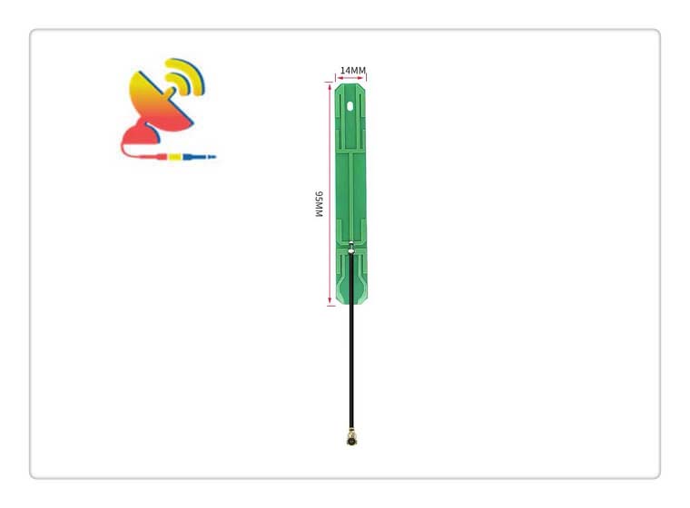 C&T RF Antennas Inc - 95x14mm High-gain 8dBi WiFi PCB Antenna 2.4 GHz Manufacturer